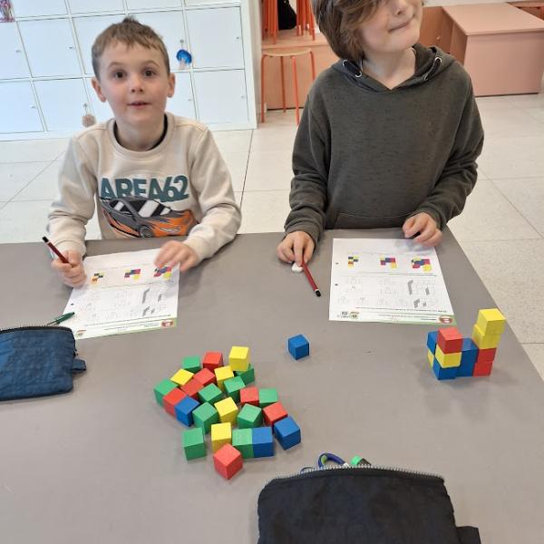 Oefenen met blokkenbouwsels