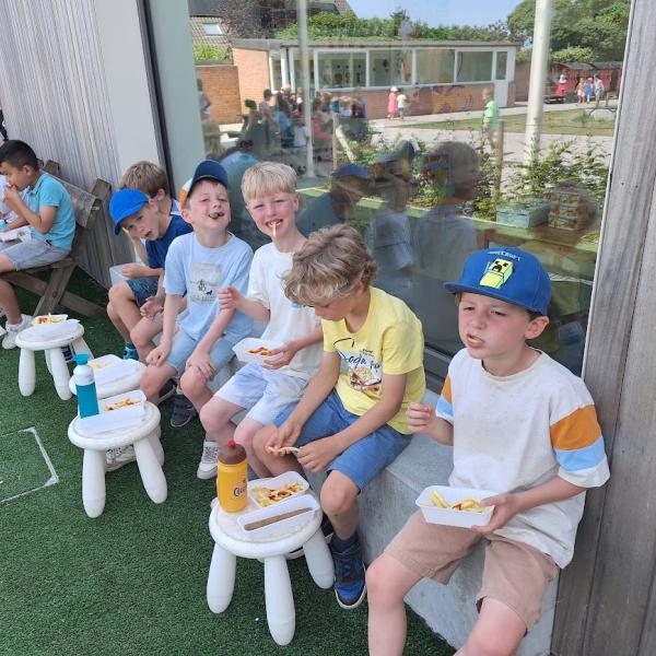 Frietjes op school Lekkere frietjes