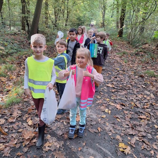 Herfstwandeling Naar het bos